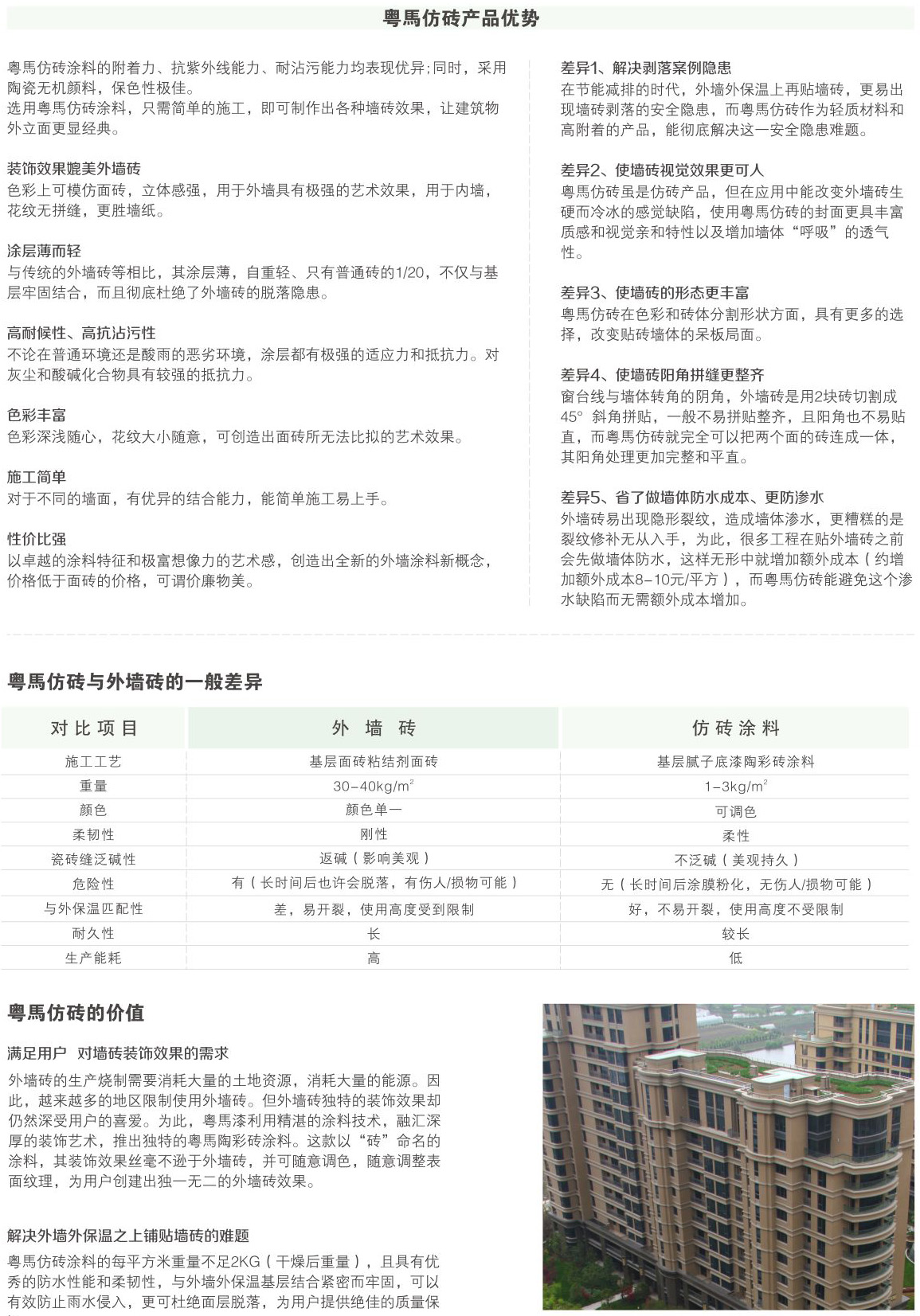 粤马质感砂壁仿砖涂料