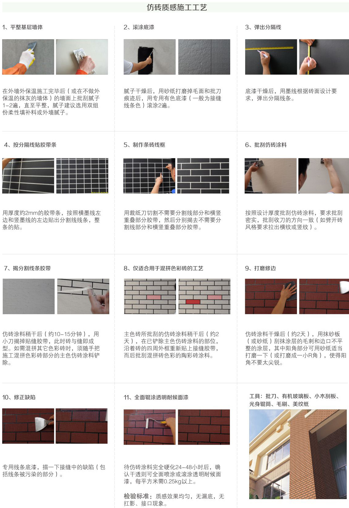 粤马质感砂壁仿砖涂料