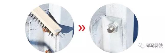 粤马水性工业防腐漆除锈处理工具