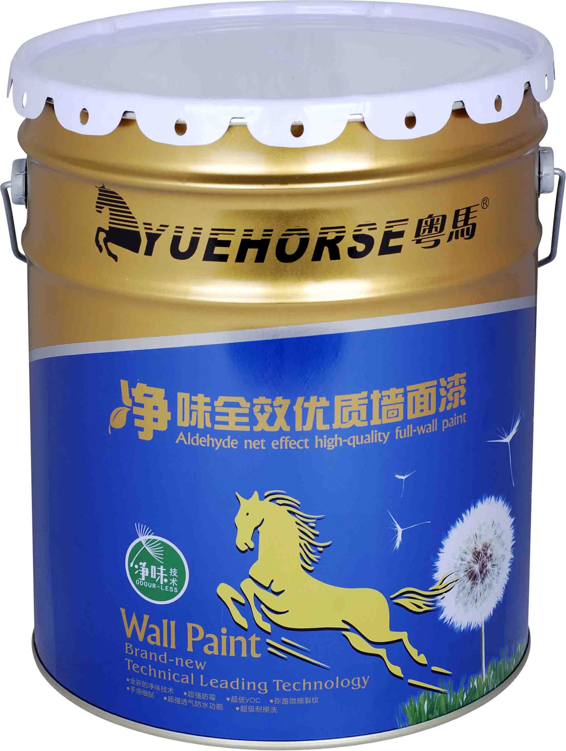 粤马优质墙面漆包装桶